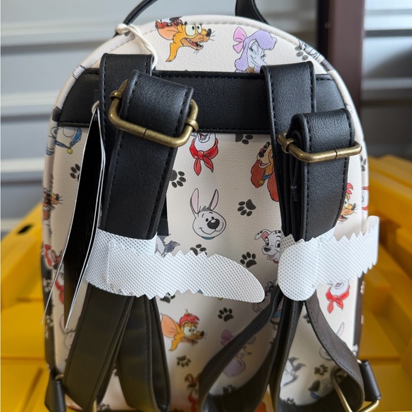 Loungefly Disney Dog Character White Backpack - Picture 2 of 3